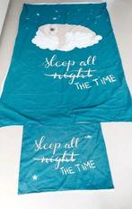 blauw luiaard dekbedhoes 1 persoon, Gebruikt, Ophalen of Verzenden, Deken of Dekbed, Jongetje of Meisje