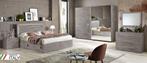 Slaapkamer Orjinal letto Città met led lamp hoogglans marmer, Huis en Inrichting, Slaapkamer | Complete slaapkamers, Ophalen of Verzenden
