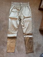 Ibana gouden metalic leren broek maat 42, Overige kleuren, Maat 42/44 (L), Ophalen of Verzenden, Zo goed als nieuw