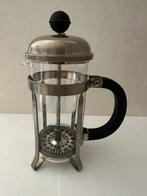 Vintage Melior Koffie-doordrukpot Nikkel - 3 Kops, Ophalen of Verzenden, Zo goed als nieuw