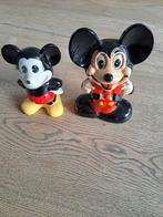 2 vintage Mickey Mouse Disney spaarpotten, Verzamelen, Ophalen of Verzenden, Mickey Mouse, Beeldje of Figuurtje