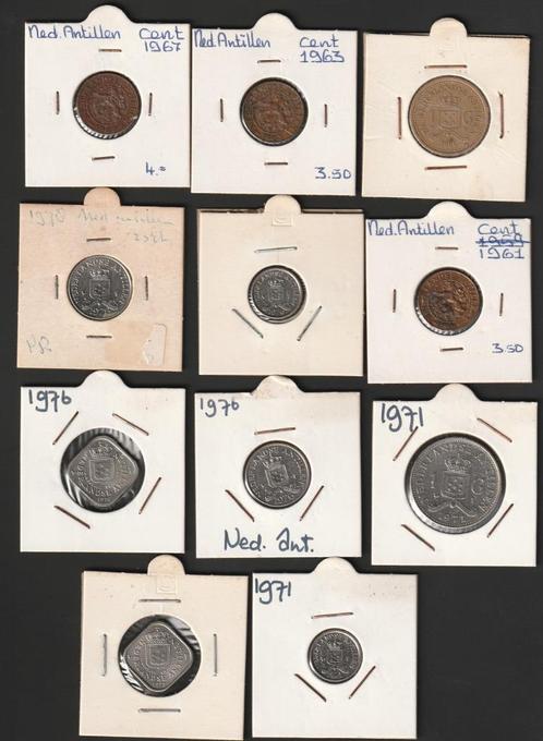11x munten diverse munten nederlandse antillen, Postzegels en Munten, Munten | Amerika, Zuid-Amerika, Ophalen of Verzenden