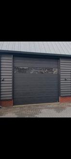 Elektrische Garagedeur 3400x3050 RAL9005 NIEUW, Doe-het-zelf en Verbouw, Ophalen, Glas, 120 cm of meer, 215 cm of meer