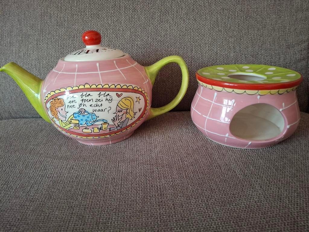 Blond Amsterdam theepot met warmhouder, Huis en Inrichting, Keuken | Servies, Blond Amsterdam, Overige typen, Ophalen of Verzenden