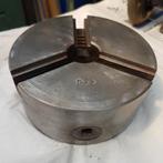 Zelfcentrerende 3 klauwplaat rond 140mm, Ophalen of Verzenden, Gebruikt
