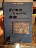 wiskunde in werking deel 2, deel 49, isbn:978-90-5041-110-3, Ophalen of Verzenden, Zo goed als nieuw