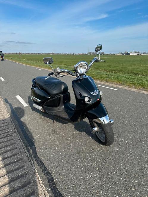 Aprilia Mojito Custom 2010 - 2 takt 50cc Brom - Nette staat, Fietsen en Brommers, Scooters | Aprilia, Gebruikt, Mojito of Habana