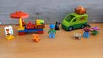 Duplo 5683 Marktplein, Kinderen en Baby's, Speelgoed | Duplo en Lego, Ophalen of Verzenden, Zo goed als nieuw, Complete set, Duplo