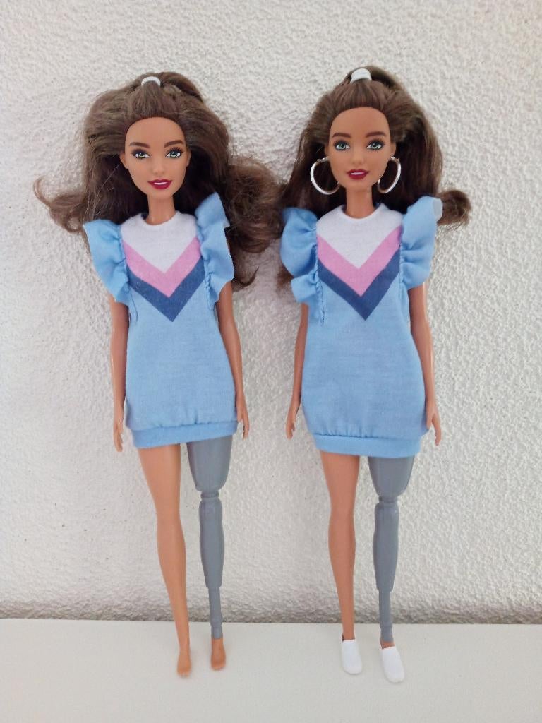 2 x Barbie Fashionistas #121 (FXL54), Ophalen of Verzenden, Gebruikt, Pop