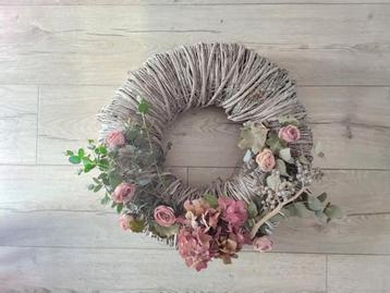 Landelijke krans  met deco,   even restje  gebr puur vd foto beschikbaar voor biedingen