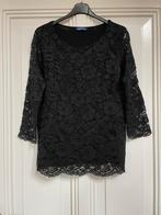 Miller & Monroe zwart kanten shirt maat L, Kleding | Dames, Zwart, Maat 42/44 (L), Ophalen of Verzenden, Zo goed als nieuw