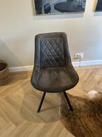 Eetkamer stoelen 4x, Ophalen, Zo goed als nieuw, Vier, Grijs