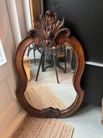 Antiek mahonie spiegel 85x52 cm Ophalen!, Antiek en Kunst, Antiek | Spiegels, Ophalen, Rechthoekig