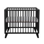 Bopita box zwart met matras, Kinderen en Baby's, Boxen, Ophalen, Gebruikt, Vierkant, In hoogte verstelbaar