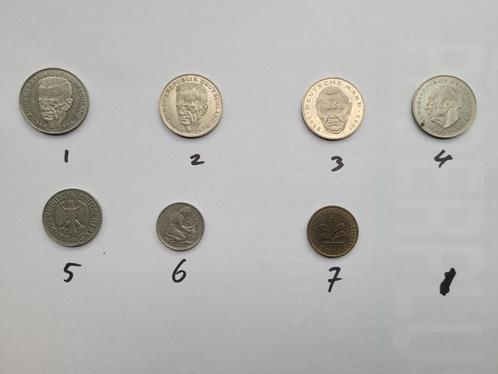 Munten Duitsland - 7 stuks - 1969-1992, Postzegels en Munten, Munten | Europa | Niet-Euromunten, Setje, Duitsland, Verzenden