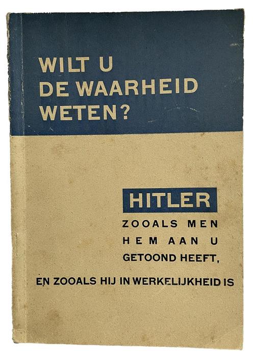 Wilt u de waarheid weten?, Verzamelen, Militaria | Tweede Wereldoorlog, Overige soorten, Boek of Tijdschrift, Duitsland, Ophalen of Verzenden