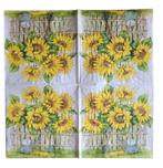 Ambiente - Lunch servet - Garden Of Sunflowers, Ophalen of Verzenden, Nieuw, Materiaal