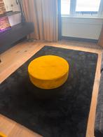 Zwart vloerkleed hoogpolig, Huis en Inrichting, Stoffering | Tapijten en Kleden, Gebruikt, Zwart, 200 cm of meer, Rechthoekig