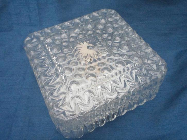 Glazen Vintage Plafoniére,Jr 60/70,v.a 35,00e, Antiek en Kunst, Curiosa en Brocante, Ophalen of Verzenden