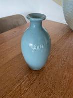 Dutz vaasje blauw €15,00, Blauw, Ophalen of Verzenden, Minder dan 50 cm, Glas