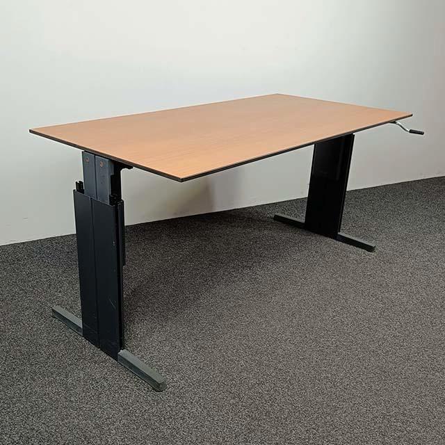 Aspa Ypso Bureau 160x80 cm | Slinger Verstelbaar 22946, Huis en Inrichting, Bureaus, Gebruikt, Bureau, In hoogte verstelbaar, Ophalen