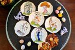 Fine Bone China porselein, elegante set (6) schaaltjes voor, Ophalen of Verzenden, Zo goed als nieuw, Porselein, Bord of Schaal