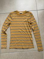 Gele longsleeve met zwarte strepen - S, Geel, Pigalle, Ophalen of Verzenden, Lange mouw