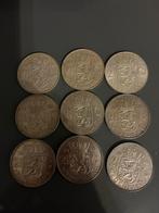 9 x Rijksdaalder 7 x Gulden zilver, Postzegels en Munten, Munten | Nederland, Ophalen of Verzenden, Koningin Juliana, 2½ gulden