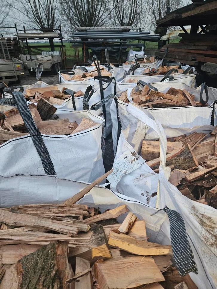 🔥🪵*Droog* Haardhout direct stookbaar!🔥🪵, Tuin en Terras, Haardhout, Blokken, Essenhout, 6 m³ of meer, Ophalen of Verzenden