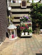 Houten plantentrap – bloemenrek voor tuin of balkon, Ophalen, Gebruikt