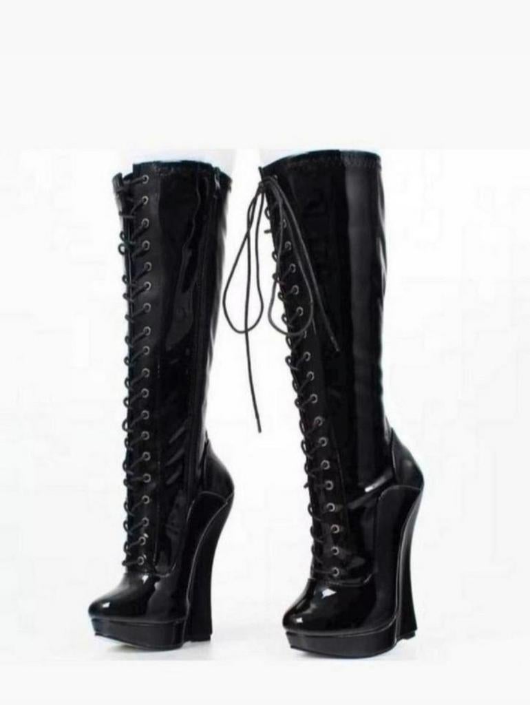 Prachtige sleehak laarzen, tm 46, Kleding | Dames, Schoenen, Verzenden, Nieuw, Hoge laarzen