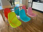 2 stuks Magis Butterfly stoeltjes (roze + blauw), Huis en Inrichting, Stoelen, Ophalen, Gebruikt, Twee, Overige kleuren