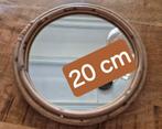 Spiegel 20 cm bamboe, Huis en Inrichting, Ophalen of Verzenden, Zo goed als nieuw, Minder dan 50 cm, Minder dan 100 cm