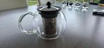 Theepot met roestvrij staal filter infuser, 8 kopjes, 1.0 l, Overige materialen, Overige typen, Ophalen of Verzenden, Zo goed als nieuw