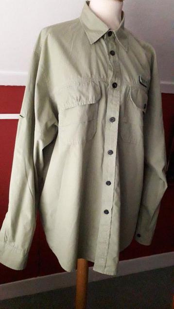 Forecast overhemd lange mouw Maat L. Groen. zgan 10,00. beschikbaar voor biedingen