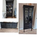 Pronto wonen meubelset stretto black (zwart), Ophalen of Verzenden, Zo goed als nieuw, 25 tot 50 cm, Met deur(en)
