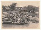 Foto vissers met bootjes Nederlands-Indië, Gebruikt, Verzenden, Foto, Buitenland