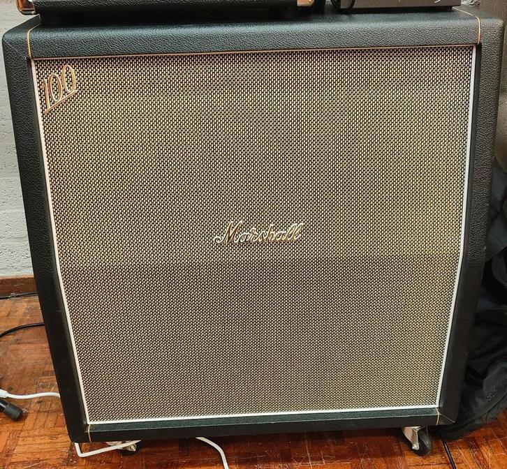 Marshall MR1960AHW Angled Cabinet - Zo Goed Als Nieuw!, Muziek en Instrumenten, Versterkers | Bas en Gitaar, Ophalen