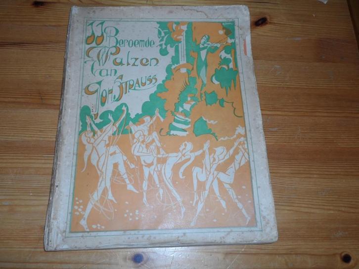 Walsen van Johan Strauss, Muziek en Instrumenten, Bladmuziek, Gebruikt, Artiest of Componist, Populair, Piano, Ophalen of Verzenden