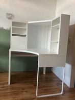 Ikea MICKE hoekbureau wit, Huis en Inrichting, Bureaus, Ophalen, Zo goed als nieuw, Bureau