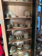 Compleet vintage servies  Mosa Maastricht mintgroen/crème, Ophalen