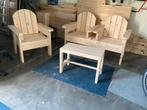 Nieuwe robuste tuinset, Tuin en Terras, Ophalen, Nieuw, Hout, Bank
