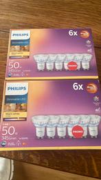 2 x Philips LED 3,8-50W GU10 Warmglow Multipack 6 stuks, Ophalen of Verzenden, Nieuw, Minder dan 30 watt, Led-lamp
