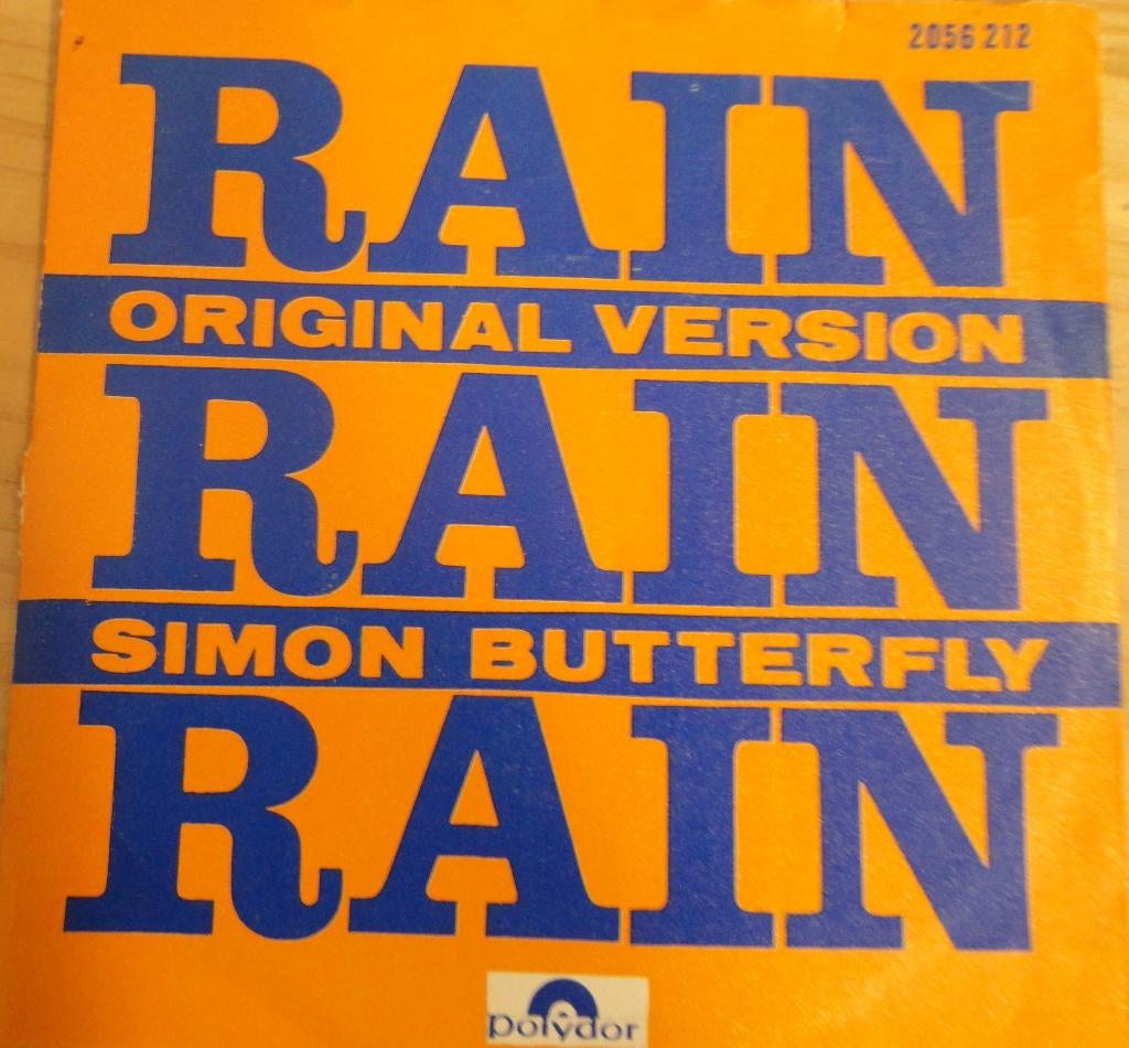 Simon Buter > Rain Rain Rain, Gebruikt, 7 inch, Single, Ophalen of Verzenden