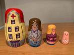 Set van 4 vintage Russische Matroesjka nestpoppen, Ophalen of Verzenden