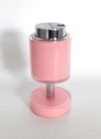 Exclusieve vintage tafelaansteker roze/ chroom - retro, Ophalen, Overige typen
