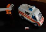 Playmobil ambulance werkend en helikopter, Ophalen of Verzenden