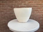 Intratuin grote pot steen crème, Steen, Minder dan 30 cm, Rond, Ophalen of Verzenden