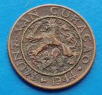 Curaçao 1 cent 1944 - Wilhelmina, Postzegels en Munten, Munten | Nederland, Verzenden, Koningin Wilhelmina, 1 cent, Losse munt
