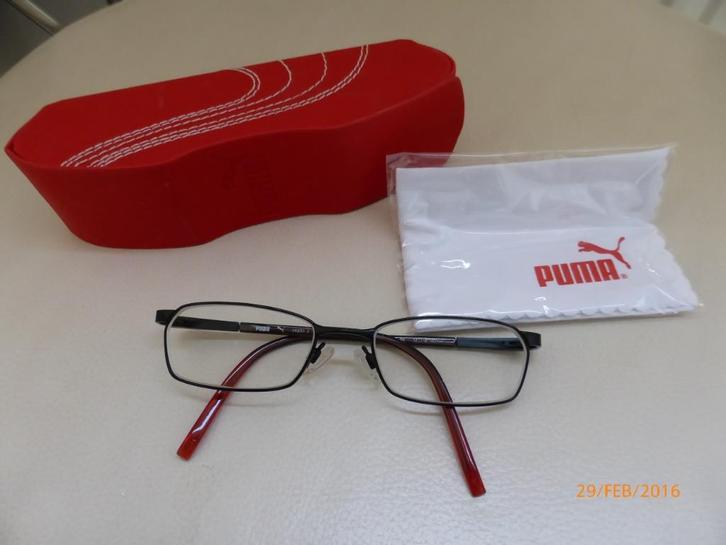 Unisex Puma Bril op Sterkte -6.50 ... bijna nieuw!, Sieraden, Tassen en Uiterlijk, Zonnebrillen en Brillen | Heren, Nieuw, Bril